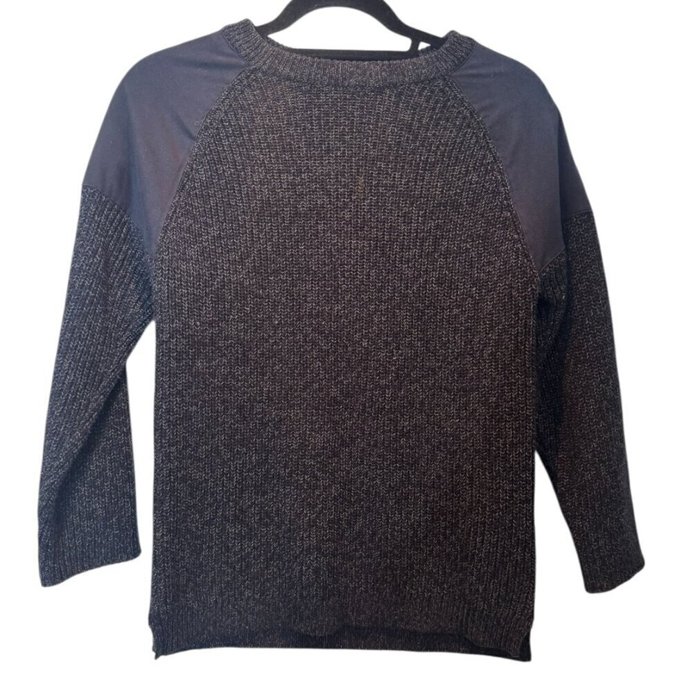 Zara Kids Blue Knit Sweater Size 11-12 | Cozy Crewneck Long Sleeve Pullover